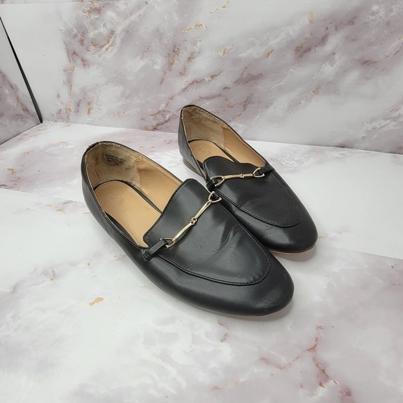 Loft Loafer Slid on Black with Mouth Bite detail - Picture 3 of 12